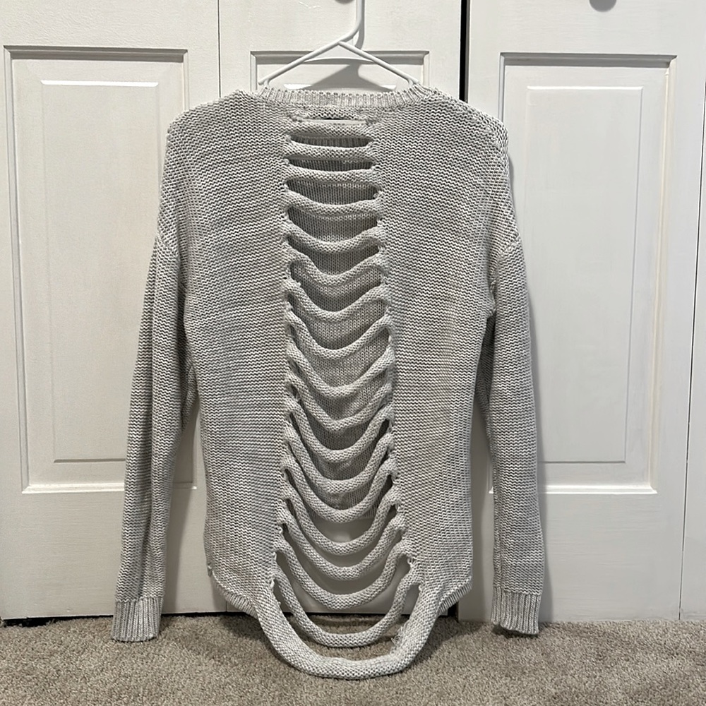 Light gray sweater, size S